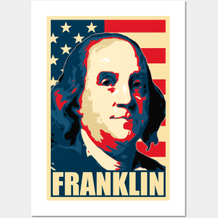 Benjamin Franklin Propaganda Poster Art Posters and Art